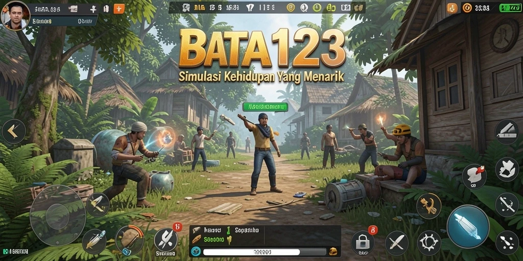 Screenshot utama BATA123 menampilkan grafis gameplay yang realistis dan interaktif.