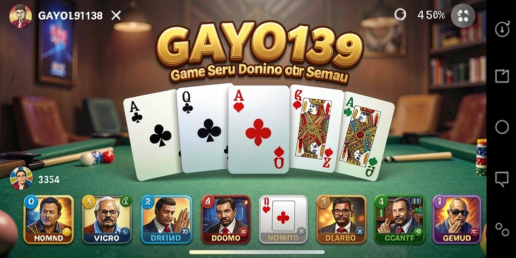 Gameplay GAYO138 yang seru dan menarik dalam permainan Domino.