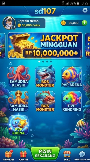 Tampilan utama pusat unduh sd107 yang user-friendly.